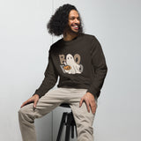 Boo Halloween Graphic Men Organic Sweatshirt