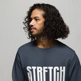 Stretch Typography Graphic Men Organic Sweatshirt