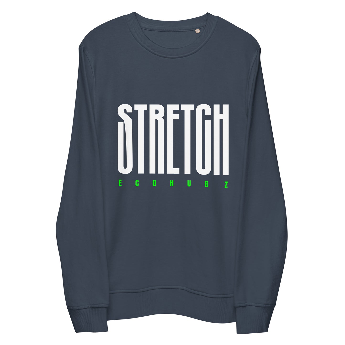 Stretch Typography Graphic Women Organic Sweatshirt