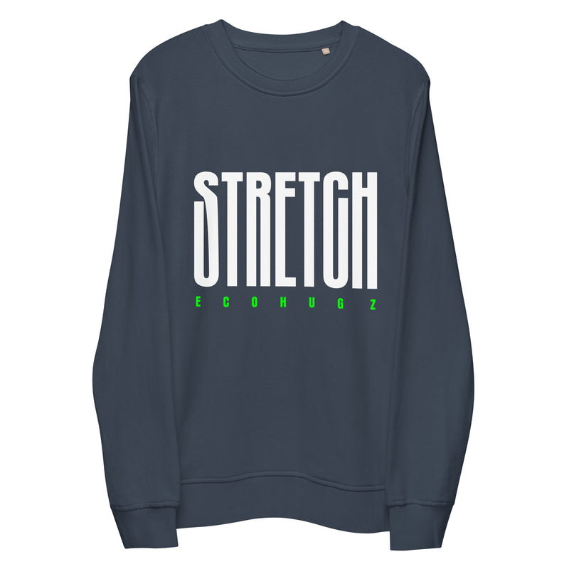 Stretch Typography Graphic Men Organic Sweatshirt