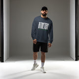 Typography Sweatshirt(French Navy)