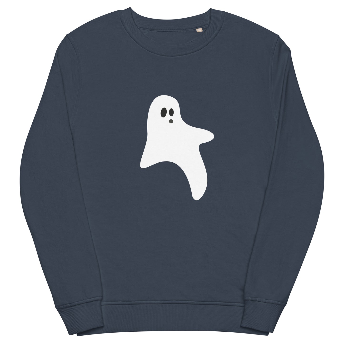 Ghost Halloween Graphic Women Organic Sweatshirt