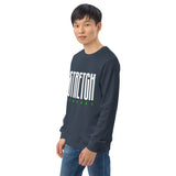 Stretch Typography Graphic Men Organic Sweatshirt