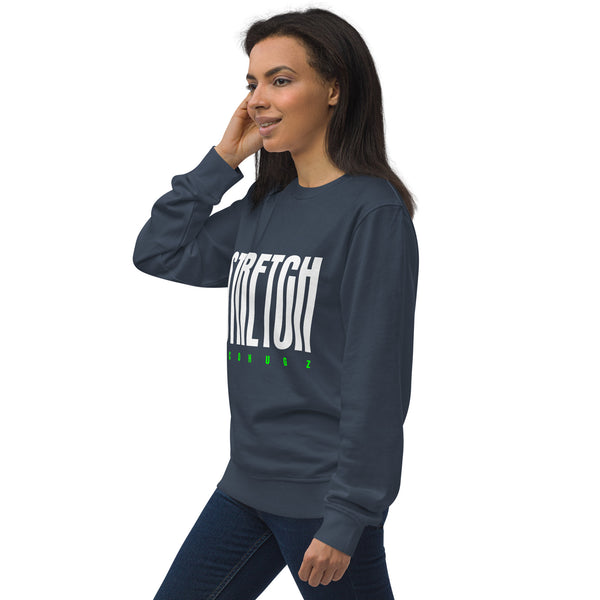 Stretch Typography Graphic Women Organic Sweatshirt