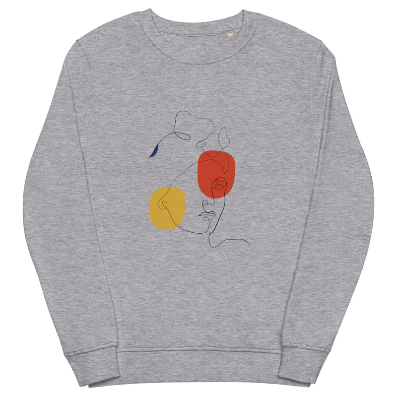 Abstract Lady Graphic Women Organic Sweatshirt