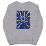 Abstract Sun Graphic Women Organic Sweatshirt