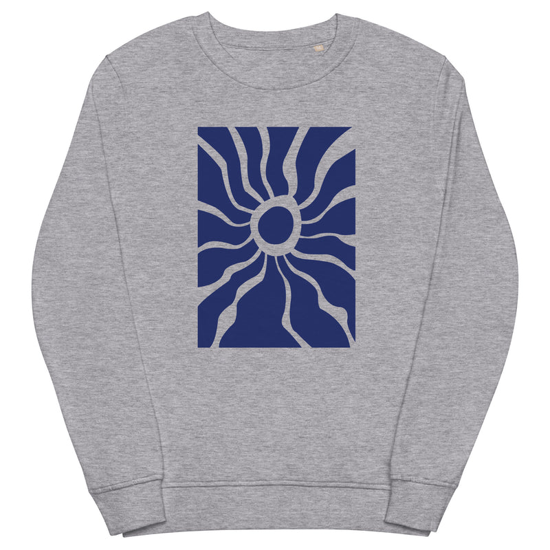 Abstract Sun Graphic Women Organic Sweatshirt