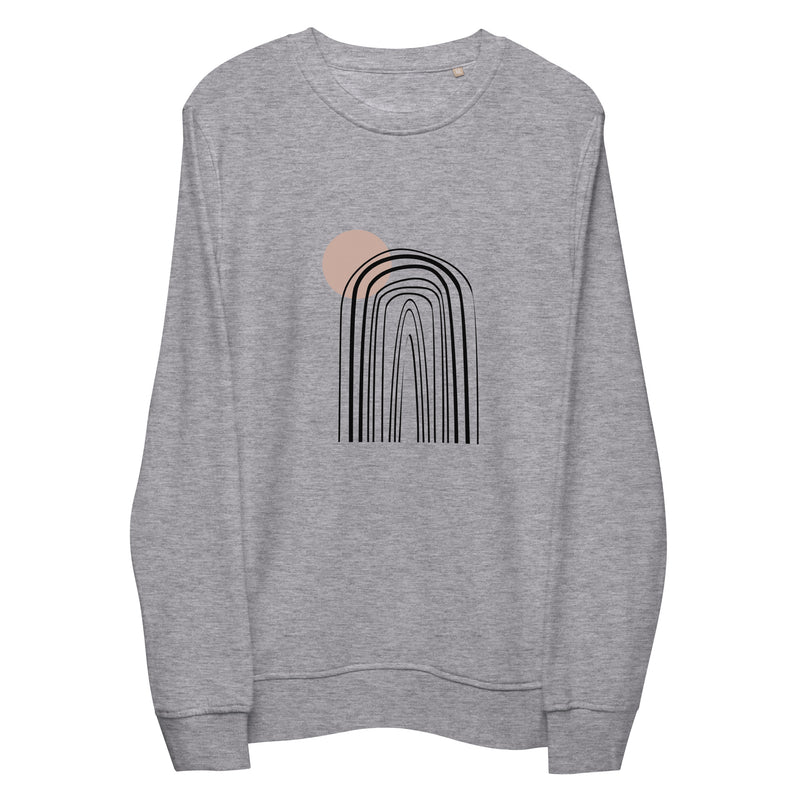 Abstract Lines Graphic Men Organic Sweatshirt