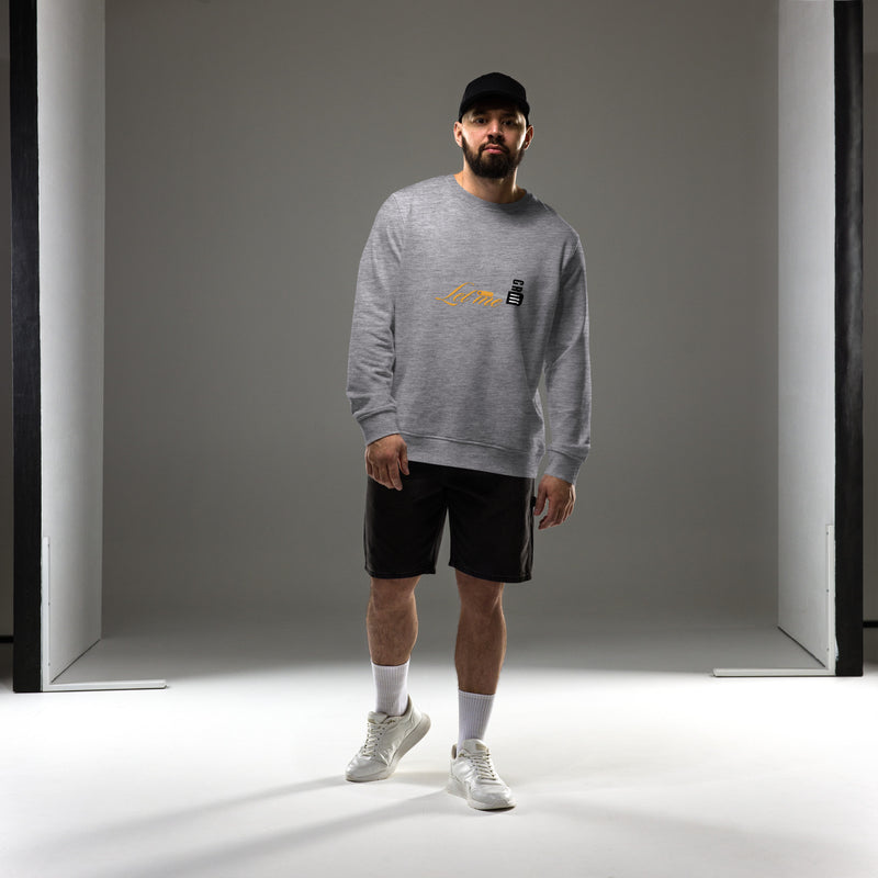 Men's Graphic Sweatshirt(Grey Melange)