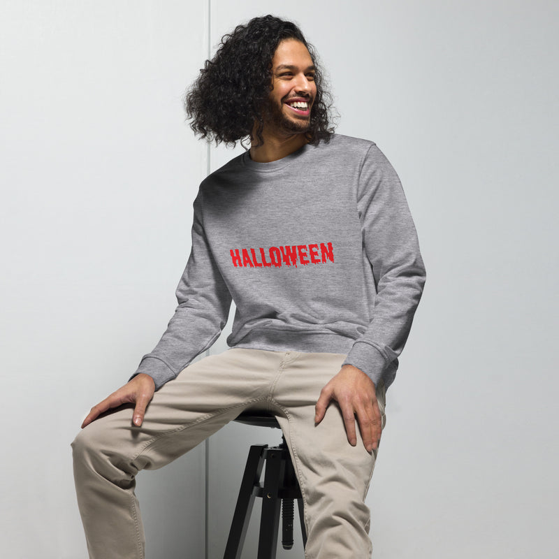 Blood Halloween Graphic Men Organic Sweatshirt