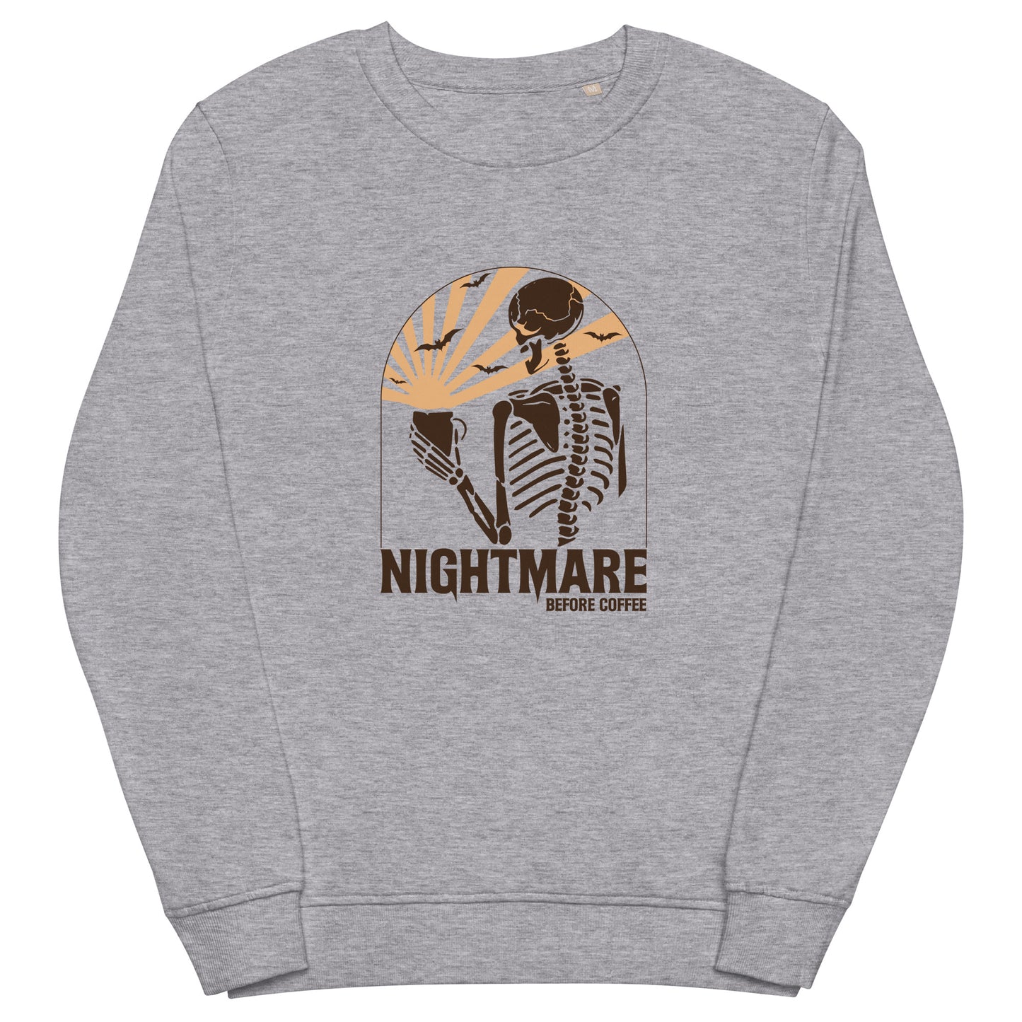 Nightmare Before Coffee Men Organic Sweatshirt