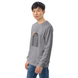 Abstract Lines Graphic Men Organic Sweatshirt