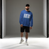 Typography Sweatshirt(Royal Blue)