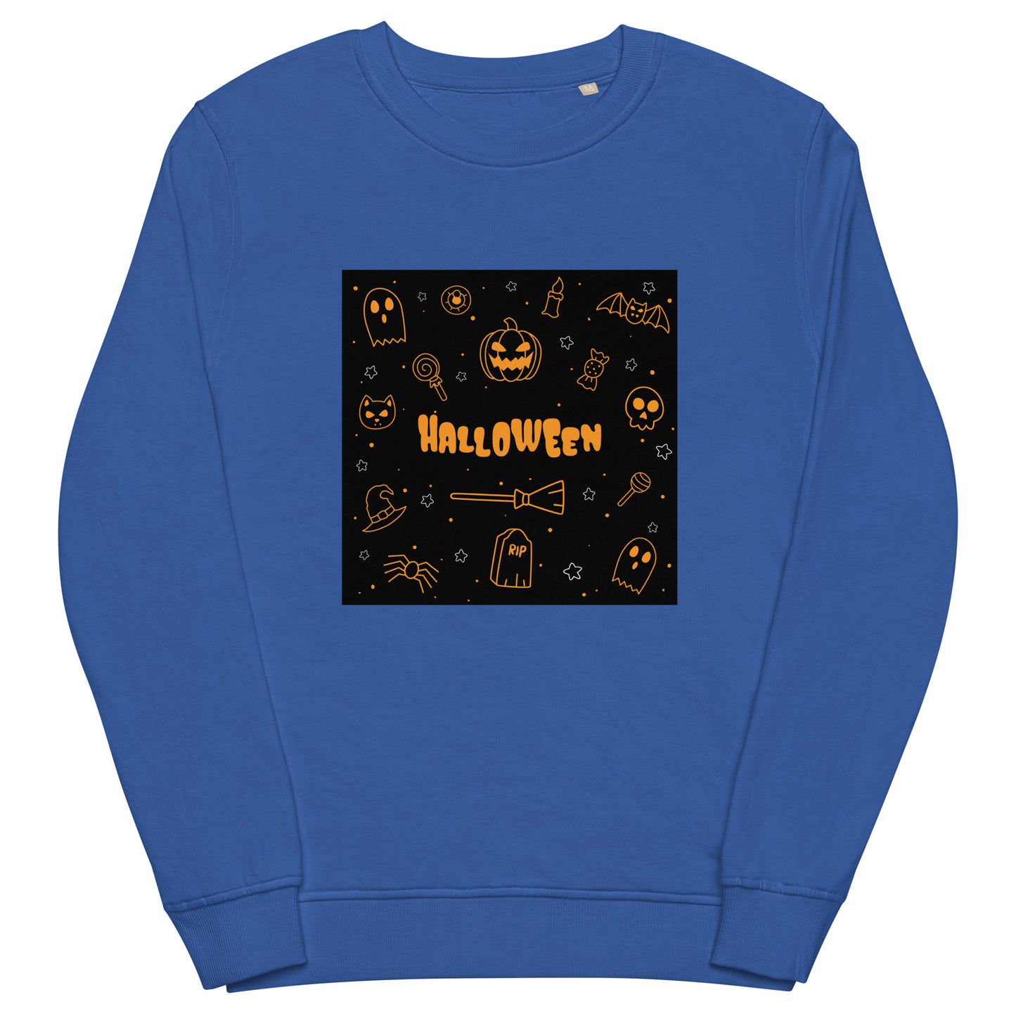 Multiple Hallowen Graphic Men Organic Sweatshirt