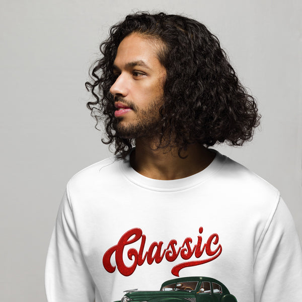 Classic Vintage Graphic Men Organic Sweatshirt