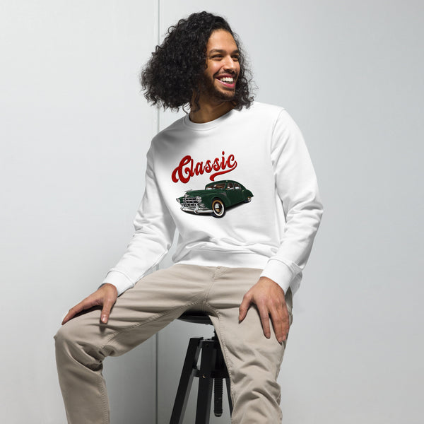 Classic Vintage Graphic Men Organic Sweatshirt