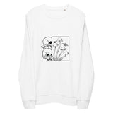 Skull Halloween Graphic Men Organic Sweatshirt