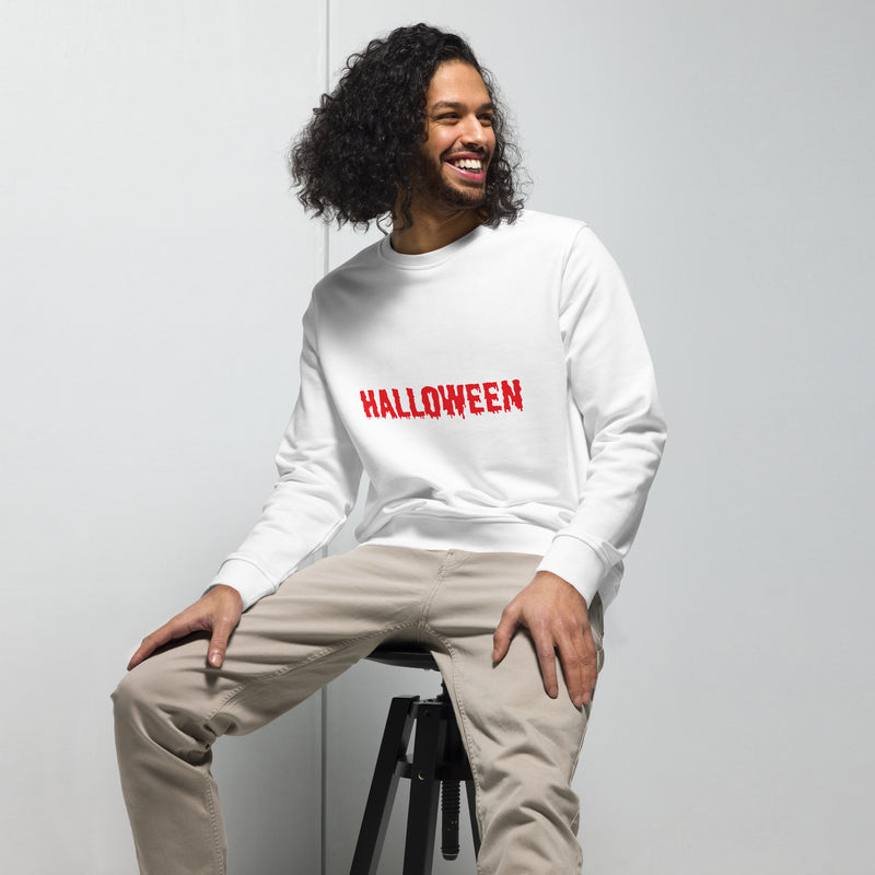 Blood Halloween Graphic Men Organic Sweatshirt