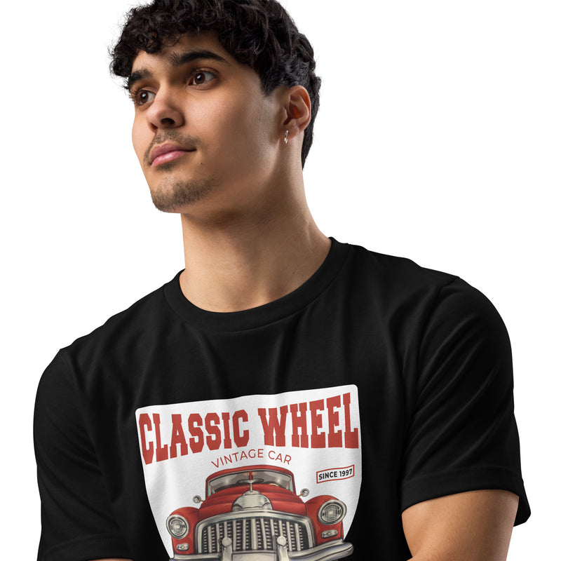 Classic Wheel Vintage Graphic Men Staple Eco T-shirt