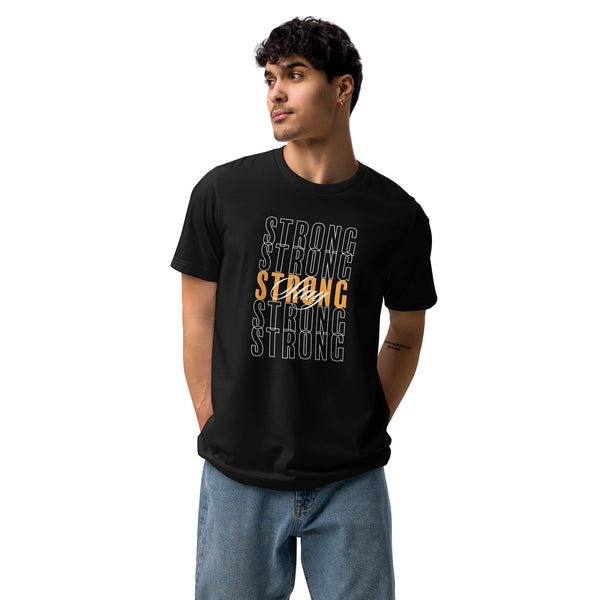 Stay Strong Typography Graphic Men Staple Eco T-shirt