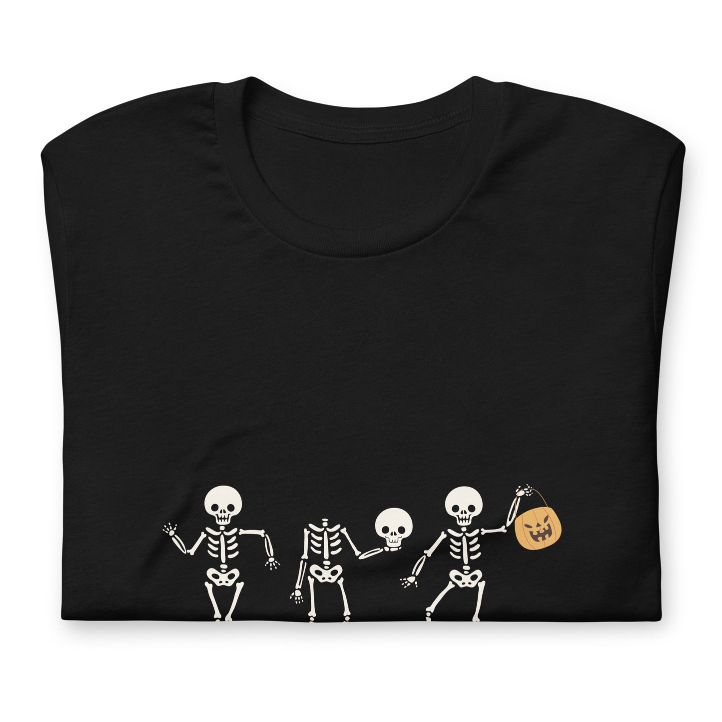 3 Skeleton Dancing Halloween Graphic Men Staple Eco T-Shirt