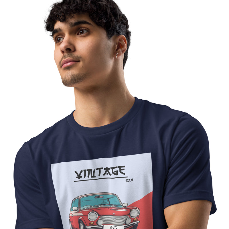 Mr Bean Car Vintage Graphic Men Staple Eco T-shirt