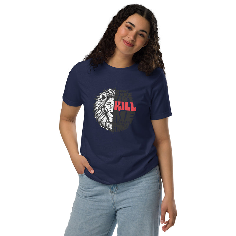 Lion Typography Graphic Women Staple Eco T-shirt