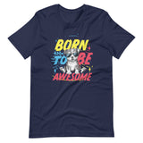 Born To Be Awesome Typography Graphic Women Staple Eco T-shirt