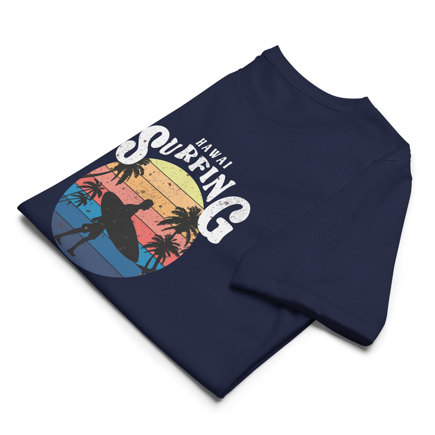 Hawai Surfing Vintage Graphic Men Staple Eco T-shirt