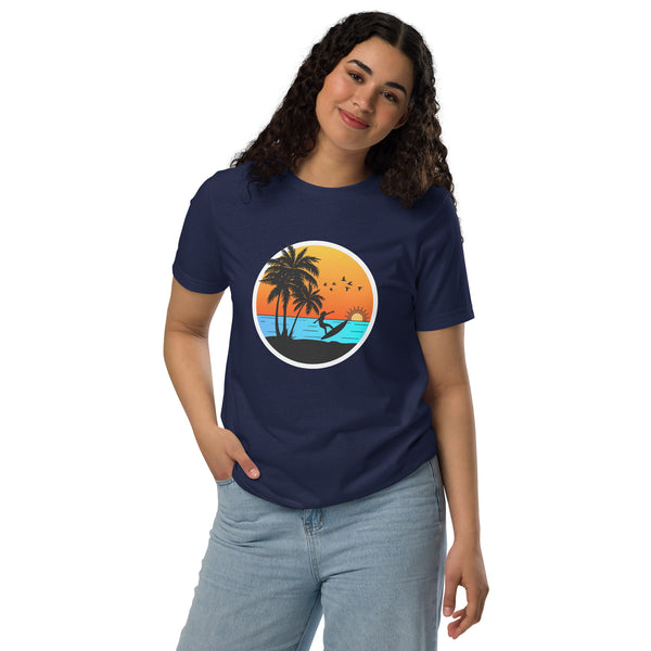 Sunset Surfing Vintage Graphic Women Staple Eco T-shirt