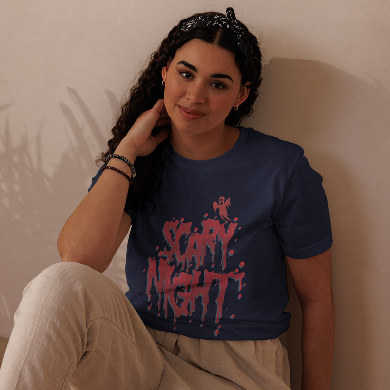 Scary Night Halloween Graphic Women Staple Eco T-Shirt