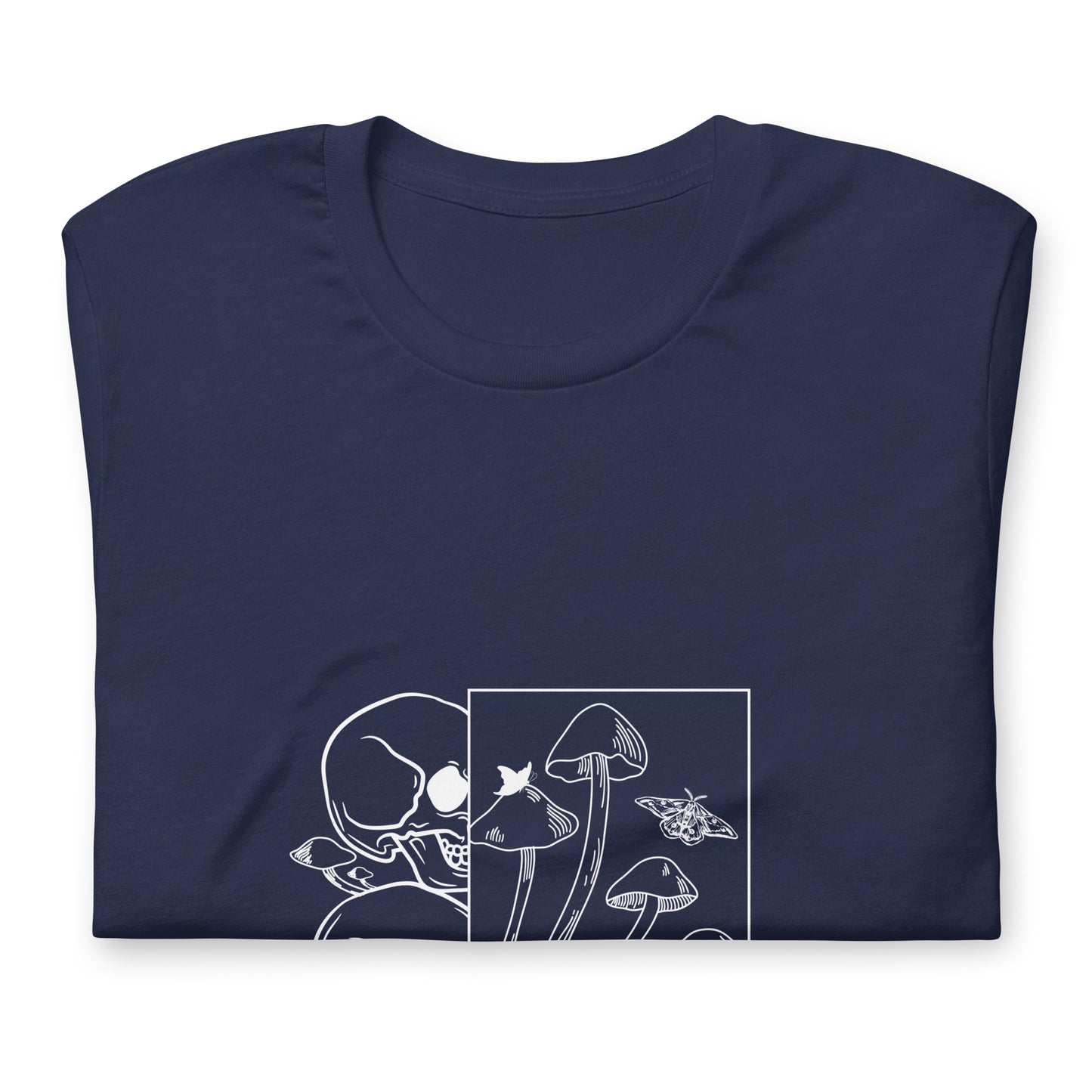 Skulls and Mushrooms Halloween Graphic Women Staple Eco T-Shirt