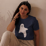 Ghost Halloween Graphic Women Staple Eco T-Shirt