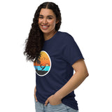 Sunset Surfing Vintage Graphic Women Staple Eco T-shirt