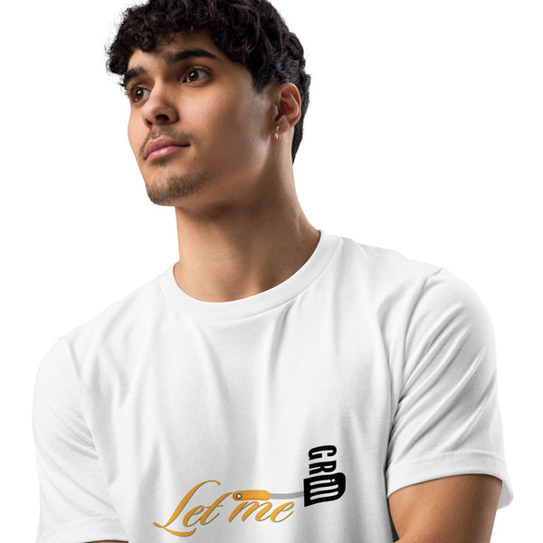 Let Me Grill Typography Graphic Men Staple Eco T-shirt