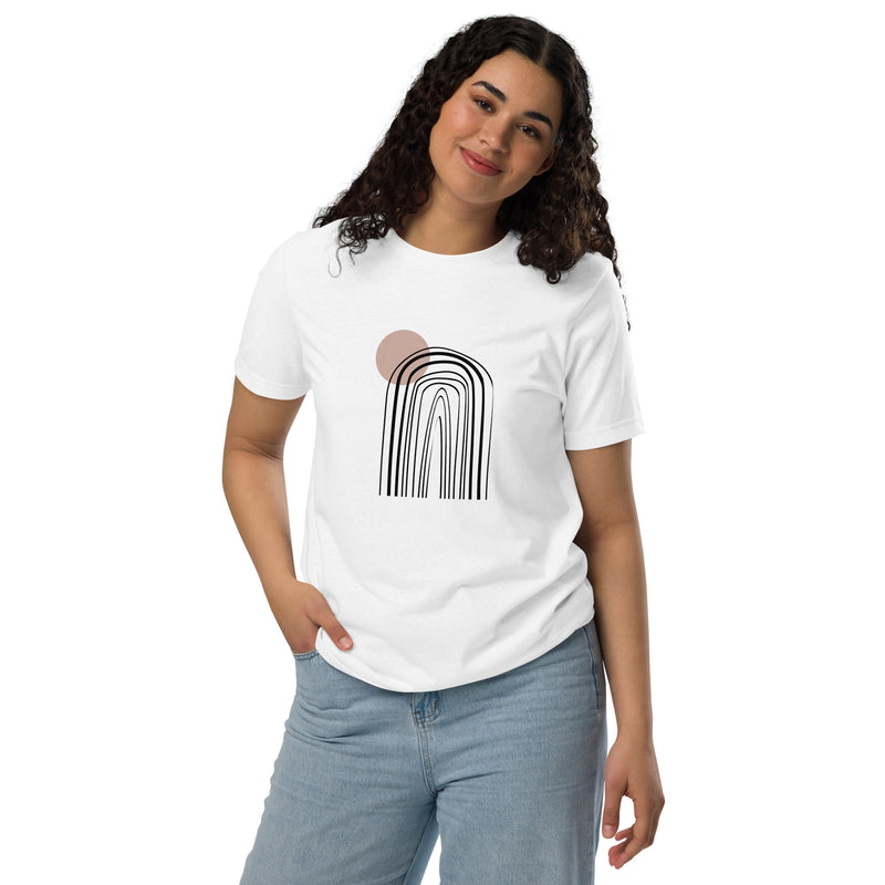 Abstract Lines Graphic Women Staple Eco T-shirt