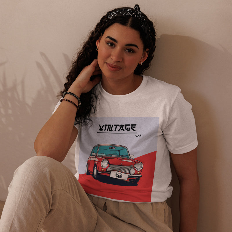 Mr Bean Car Vintage Graphic Women Staple Eco T-shirt