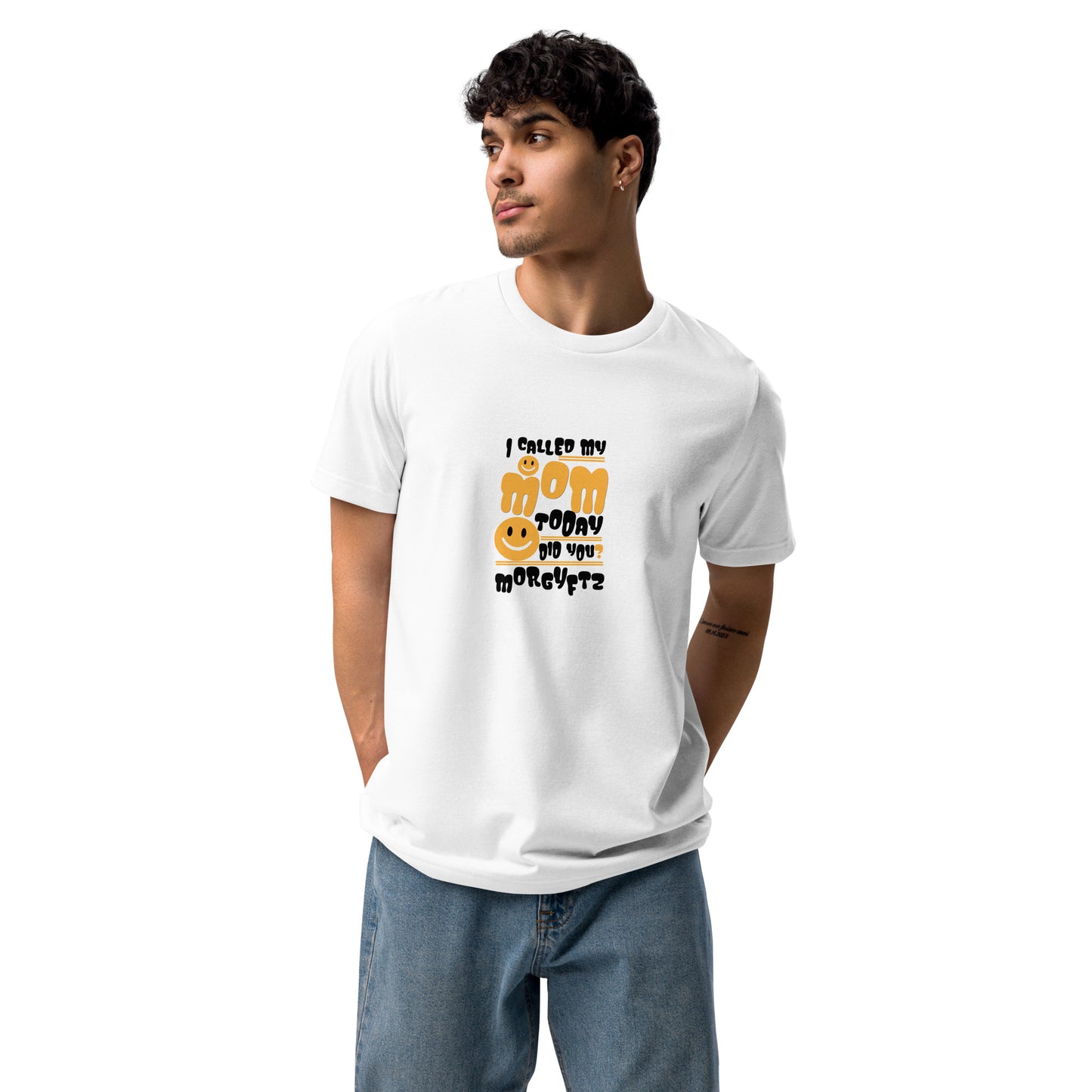 I Called My Mom Today Morgyftz Graphic Men Staple Eco T-shirt