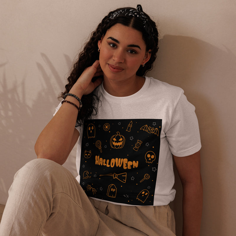 Multiple Halloween Graphic Women Staple Eco T-Shirt