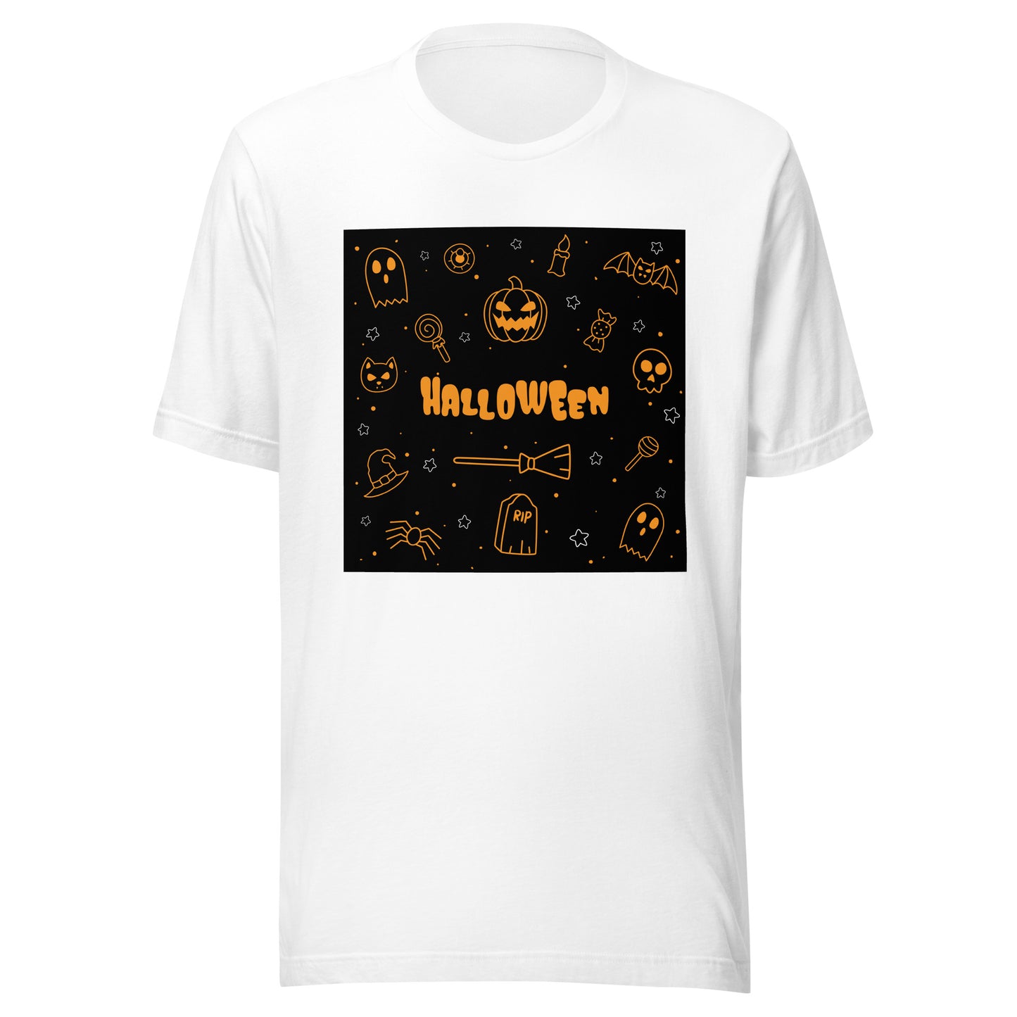 Multiple Halloween Graphic Men Staple Eco T-Shirt