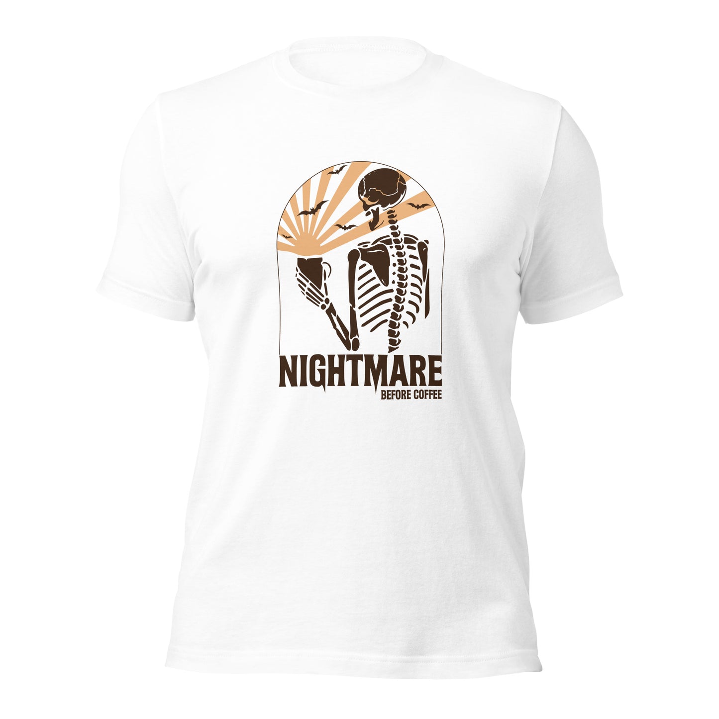 Nightmare Before Coffee Halloween Graphic Men Staple Eco T-Shirt