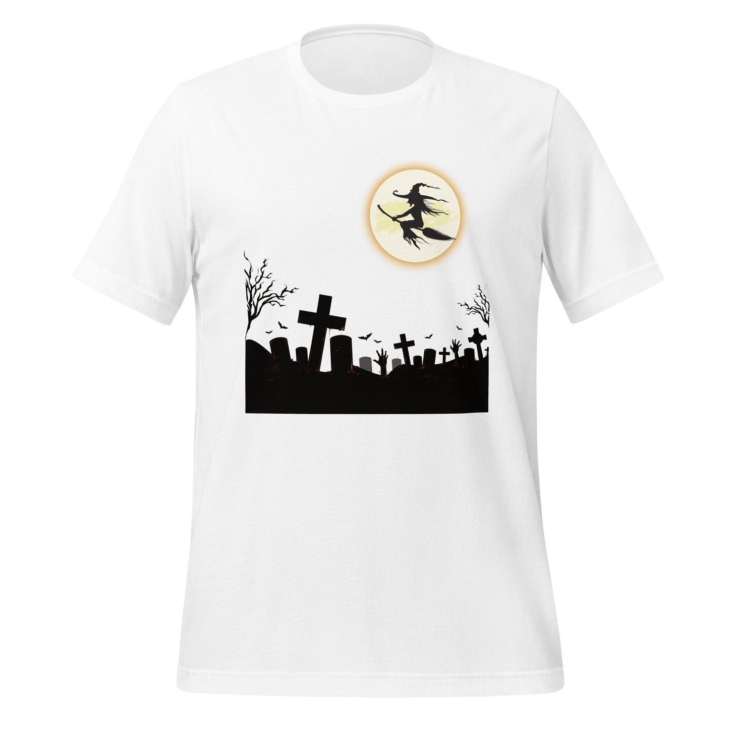Witch Moon Halloween Graphic Men Staple Eco T-shirt