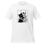 Cat & Skeleton Halloween Graphic Men Staple Eco T-Shirt