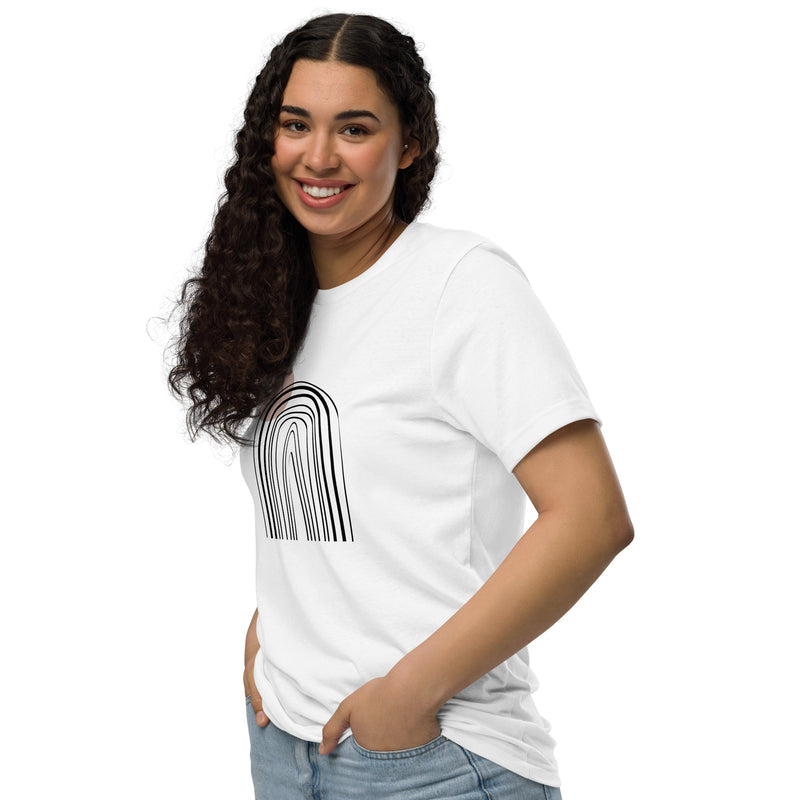 Abstract Lines Graphic Women Staple Eco T-shirt